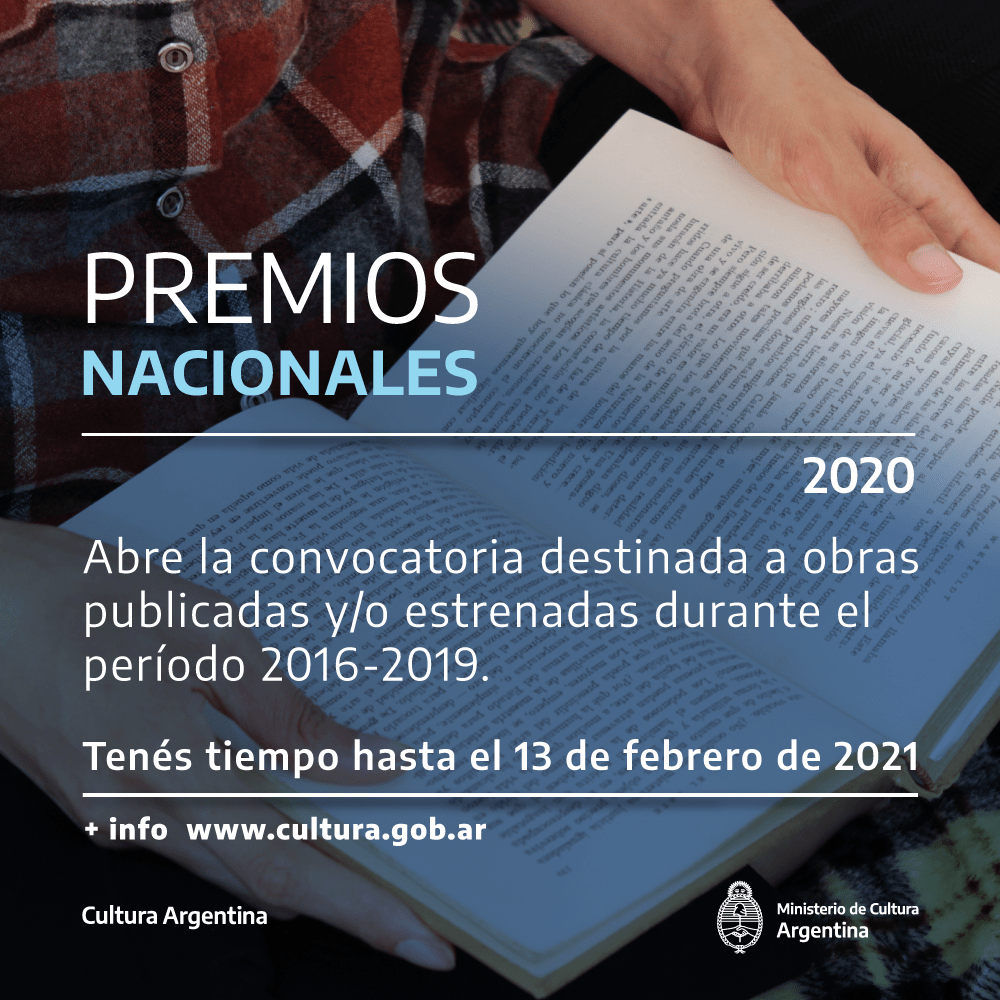 Convocatoria para los Premios Nacionales en Ciencias, Artes y&nbsp;Letras