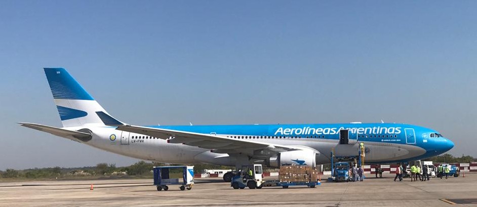 Llegó el segundo vuelo sanitario de&nbsp;China