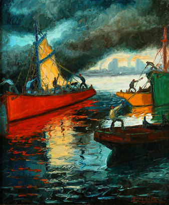 La Boca se hace presente en Miami, en el pincel de Quinquela&nbsp;Martín