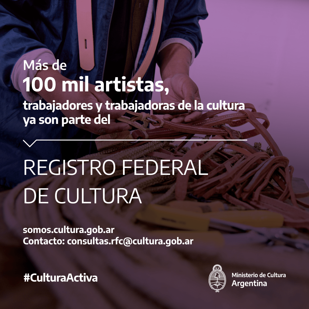 Registro Federal de Cultura: se inscribieron más de 100 mil&nbsp;trabajadores