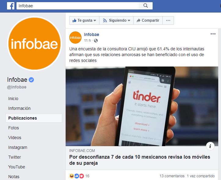 Ni Tinder, ni Happn: Infobae, el nuevo espacio de&nbsp;levante