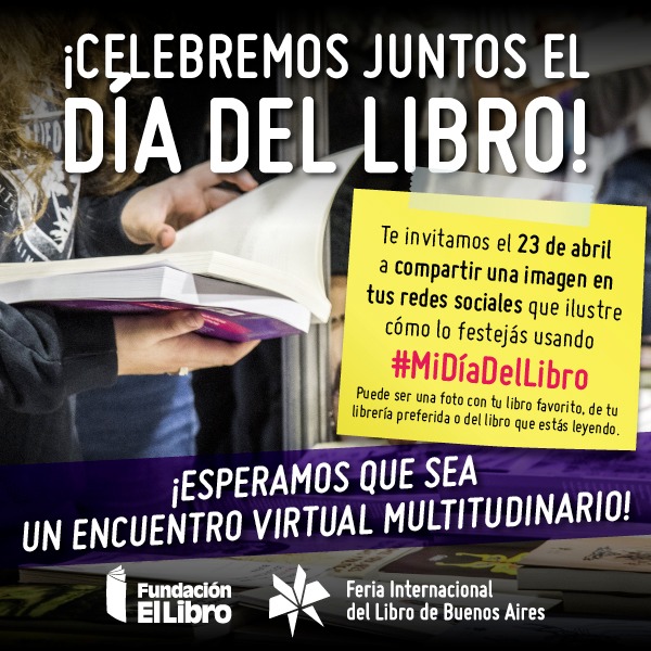 #MiDiaDelLibro, encuentro virtual de&nbsp;lectores