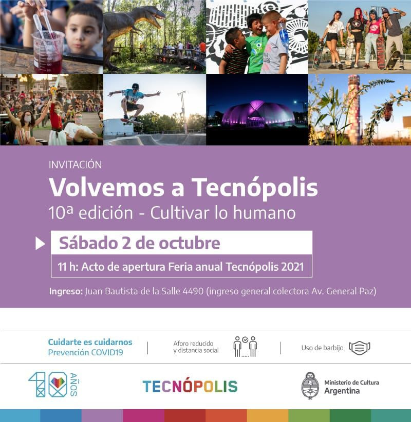 Vuelve Tecnópolis: El Parque abrirá sus puertas al público el próximo 2 de&nbsp;octubre