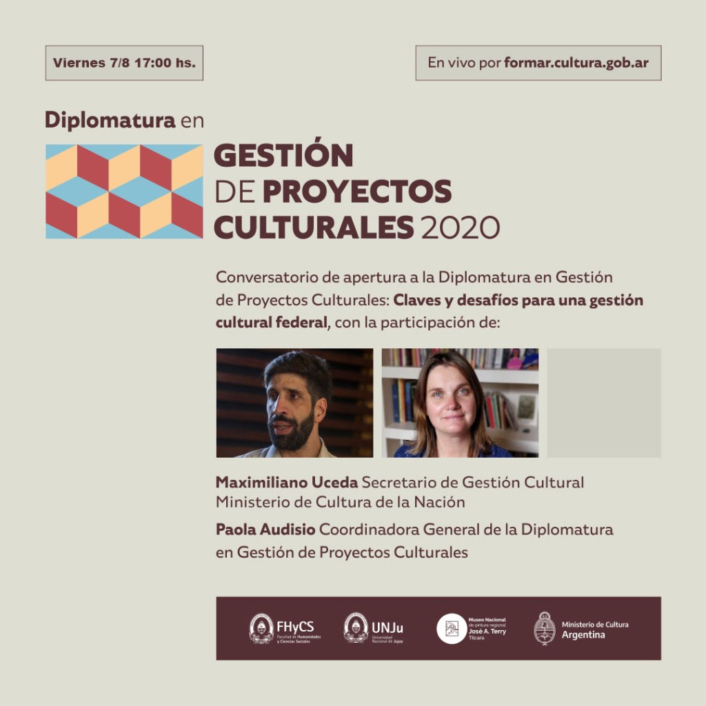 Conversatorio de apertura a la Diplomatura en Gestión de Proyectos&nbsp;Culturales