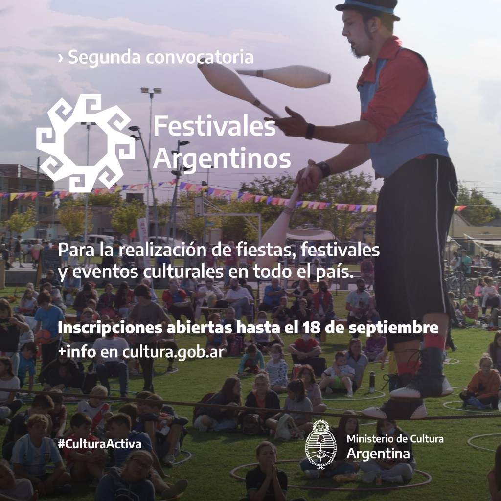 Abre la segunda convocatoria de “Festivales&nbsp;Argentinos”