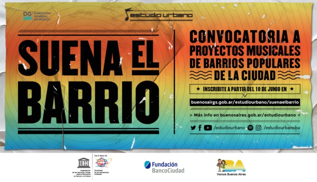 Abre la inscripción a Suena el&nbsp;Barrio