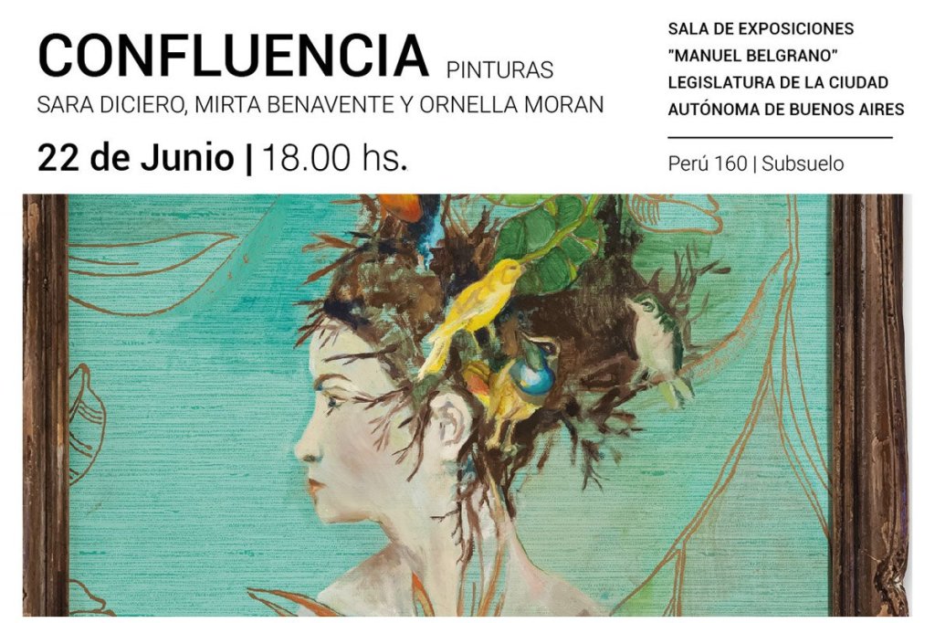 Confluencia, un encuentro de tres mujeres y sus&nbsp;pinturas