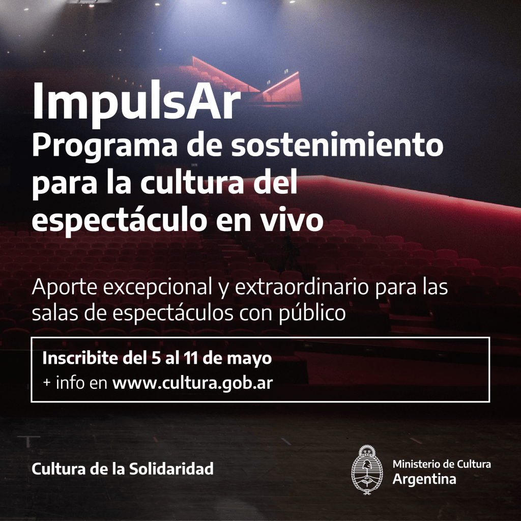 ImpulsAr: nuevo programa para sostener espectáculos con&nbsp;público