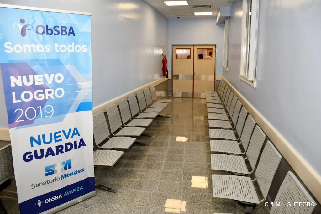 Nueva  guardia en el sanatorio&nbsp;Méndez