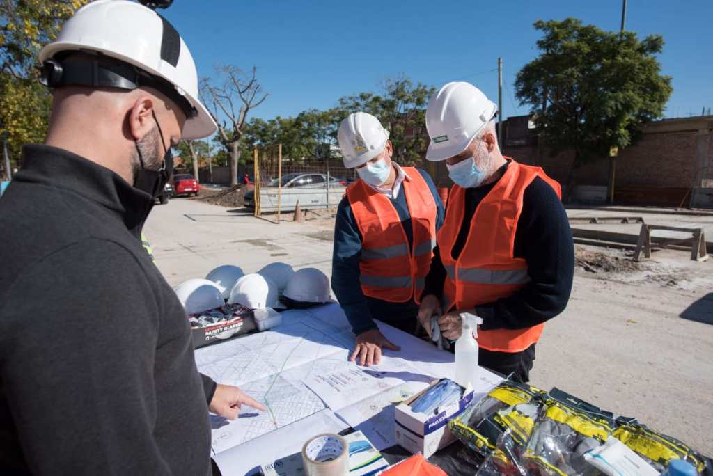 Larreta supervisó el avance de la segunda etapa de la obra del Arroyo&nbsp;Cildáñez