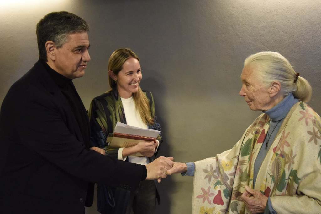 La etóloga y activista inglesa Jane Goodall visitó Buenos&nbsp;Aires