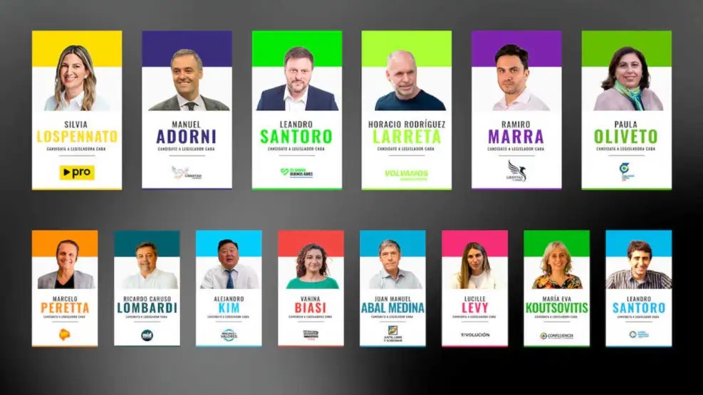 Adorni se impuso en la elección para legisladores de CABA, Santoro se ubicó segundo y Lospennato quedó&nbsp;tercera