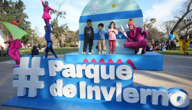 Más de 30 mil personas disfrutaron del Parque de Invierno el primer fin de semana de las&nbsp;vacaciones