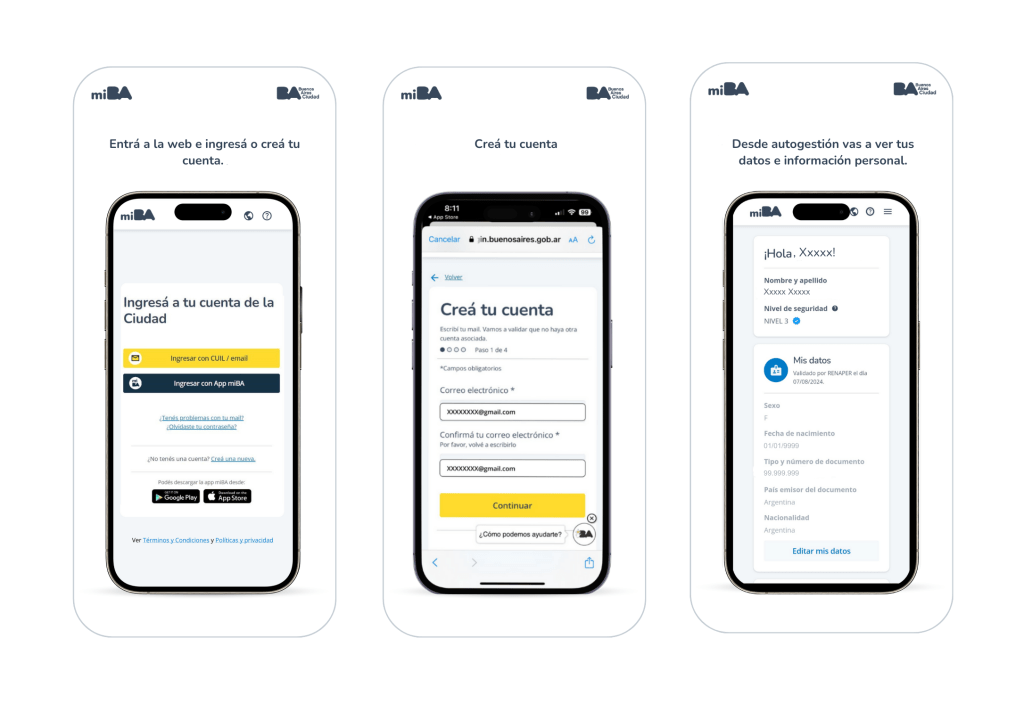 Desde el 27 de octubre, los trámites de AGIP se realizarán con cuenta&nbsp;miBA