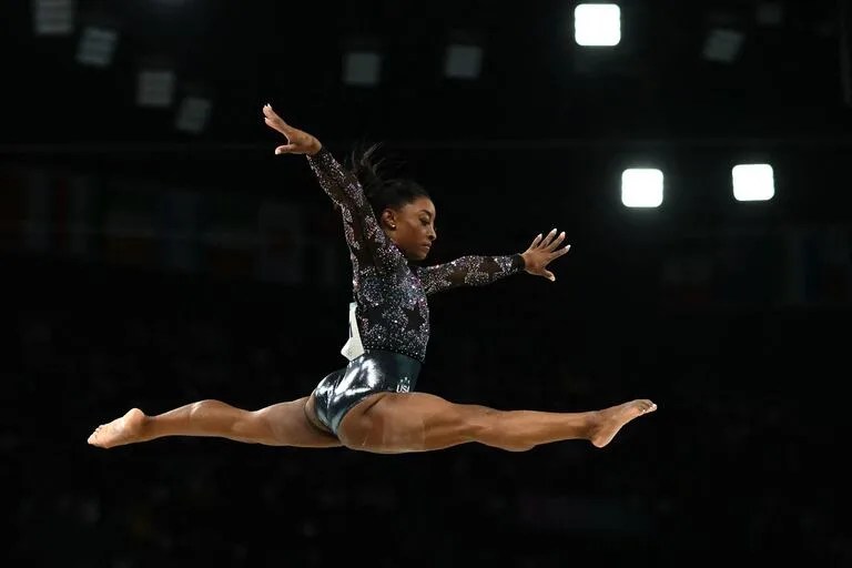 Simone Biles en Buenos Aires: la visita de una estrella del deporte&nbsp;mundial