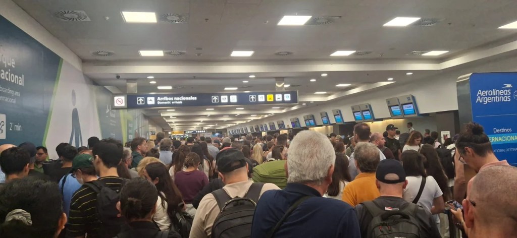 Aeroparque: por seguridad cancelaron todas las operaciones de&nbsp;vuelos