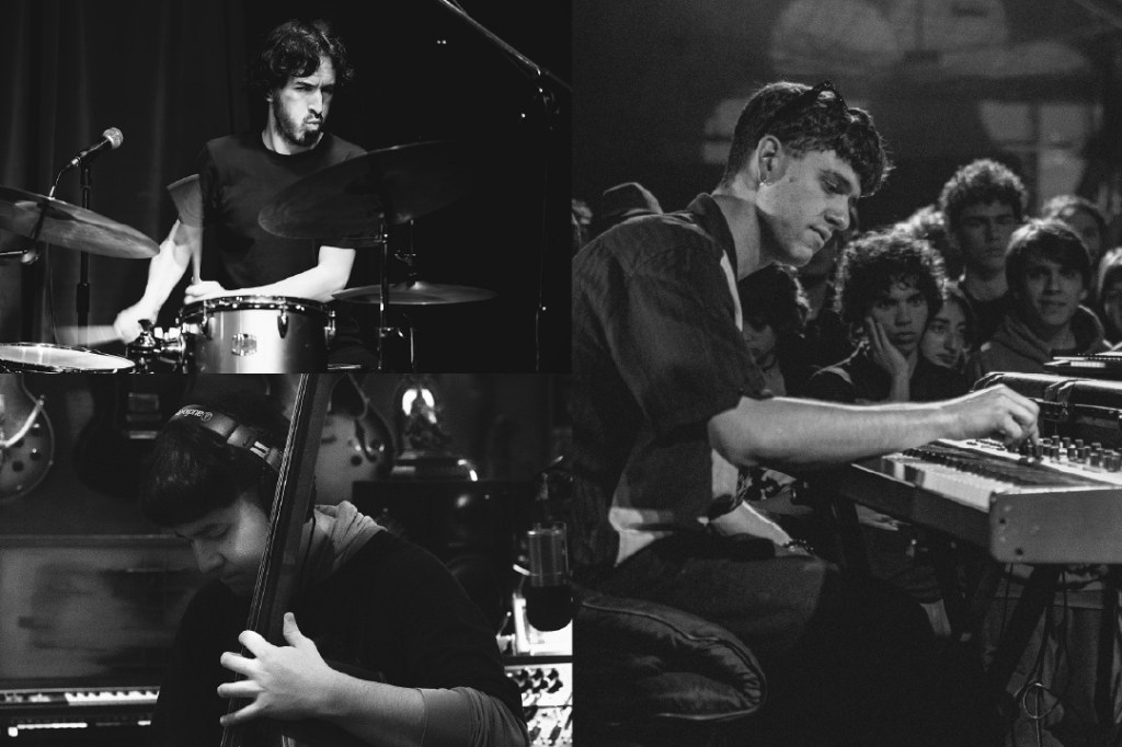 Jazz en el Centro Cultural Borges: Javier Burin, Kenji Sinyasiki, Juan&nbsp;Cava.